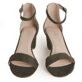 thumbnail image 3 of J. Adams Daisy Block Heel Sandals, Ankle Strap Block Heels Open Toe Dress Shoes, Chunky Heels Comfortable and Stylish for Women, 3 of 5