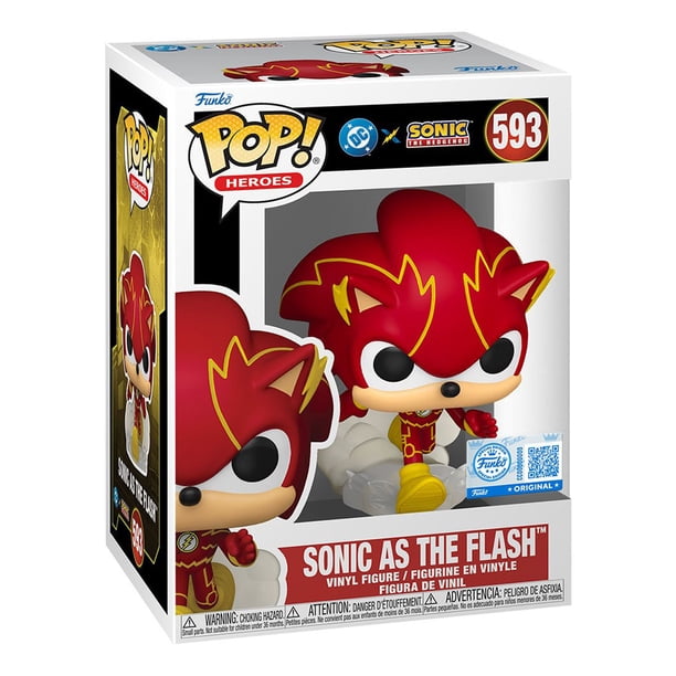 Figura Coleccionable Funko Pop Heroes Justice League y Sonic Shadow como Batman 1 Pieza