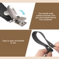 thumbnail image 3 of Hat Clips for Travel, 2 Pack PU Leather Hat Clips for Women Hat Companion, Black, 3 of 6