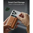 thumbnail image 6 of ESR Magsafe Wallet Card Holder for Phone, Full Find My Functionality, Magnetic Geo iPhone Wallet, Brown, 6 of 10