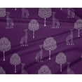 thumbnail image 4 of oneOone Polyester Lycra Tissu Arbre & Girafe Bloc Tissu Imprimé 1 Yard 56 Inch Wide, 4 of 4