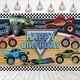 thumbnail image 2 of Monster Truck Party Backdrop Happy Birthday Backdrop Monster Truck Birthday Party Supplies, Vinyl Monster Truck Backdrop Monster, 2 of 3
