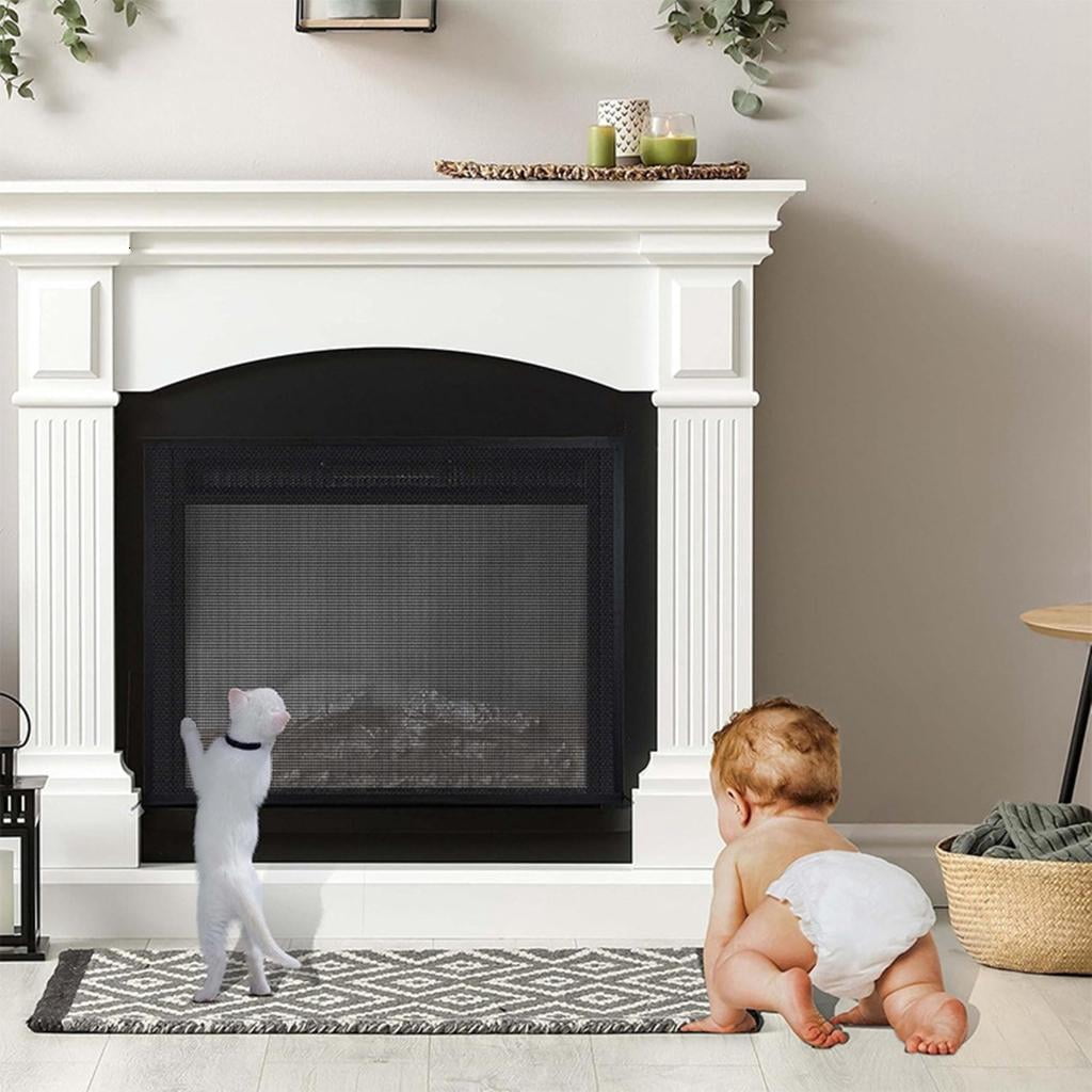 Giaone Child Proof Barrier Guard Living Room Hearth Cover PVC Material for Baby Pets