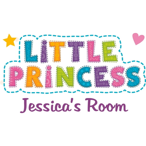Little Princess Baby Customized Wall Decal Custom Vinyl Art Personalized Name Girls Boys Kids - Princess Wall Decals With Name Little Princess Baby Customized Wall Decal Custom Vinyl Art Personalized Name Girls Boys Kids - Princess Wall Decals With Name