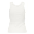 thumbnail image 2 of ONLY Camiseta sin mangas para mujer - ONLVAL LIFE TANKTOP, algodón, cuello redondo, corte ajustado Blanco XS (X-Small), 2 of 3