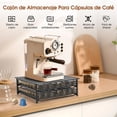 thumbnail image 4 of Cajón de Almacenaje Para Cápsulas de Café, Organizador Capsulas para 36/72 cápsulas K-cup, Organizador de Cafe para Encimera, Accesorios para Cafe para Oficina Cocina Hogar (Capa doble), 4 of 4