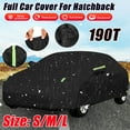 thumbnail image 6 of Universal Car Cover for Hatchback Waterproof All Weather Outdoor Indoor Sun Rain Snow Dust Resistant Protection, Size M, 163x69x59inches, 6 of 10