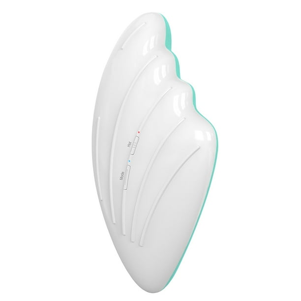 Dispositivo de relajación Masajeador de lactancia con calentamiento Masajeador de senos eléctrico de silicona suave para amamantar 6 modos de vibración + 3 niveles Modos de calentamiento para conducto Abody Dispositivo de relajación