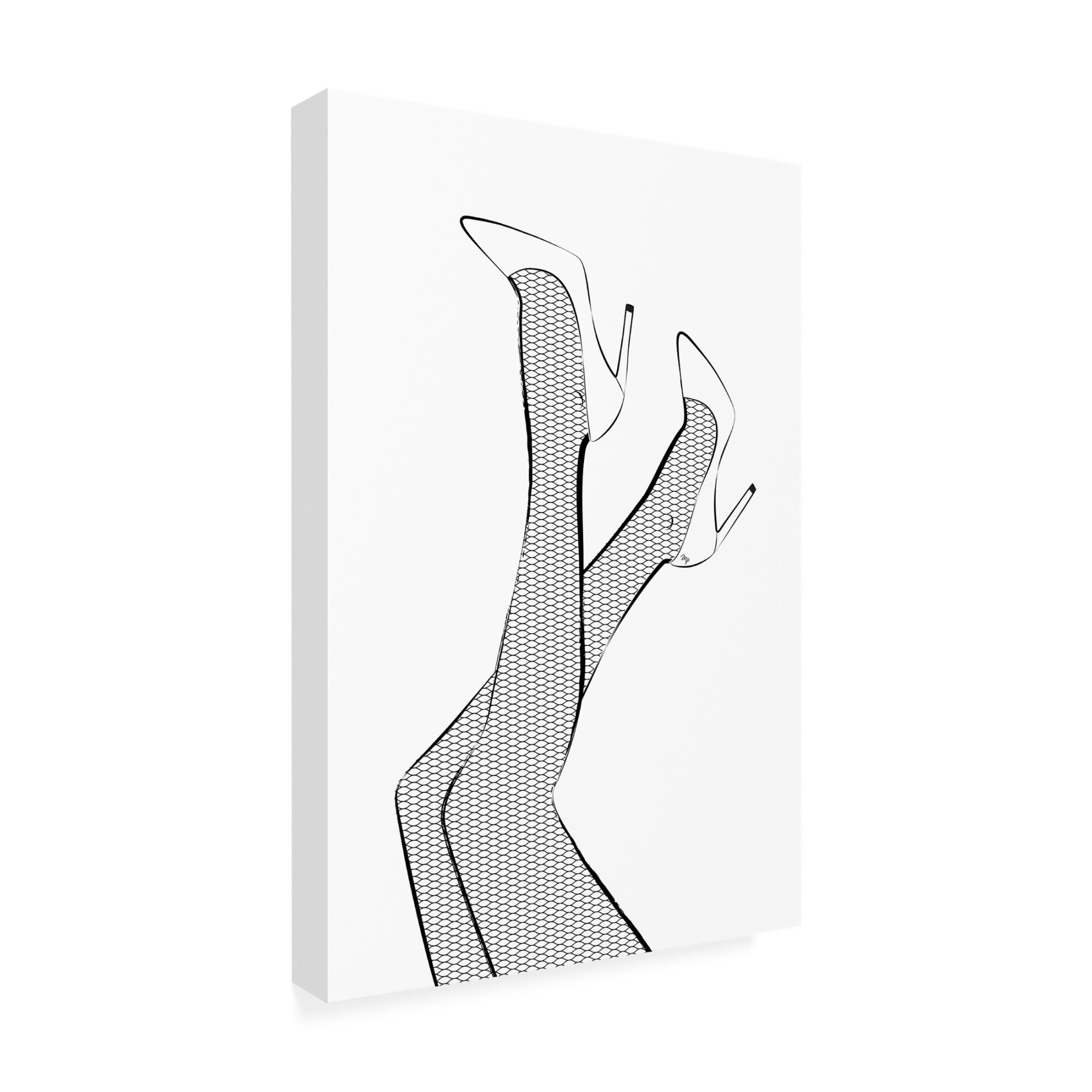 Trademark Fine Art Martina   Net Legs Canvas Wall Art