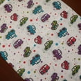 thumbnail image 2 of Cotton Print Table Runner Cars and Trucks White, 2 of 3