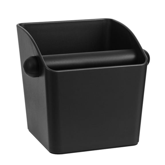 IAOSEN Large Square Shock-Absorbent Knock Box with Removable Bar & Non-Slip Base | Espresso Accessories for Home/Office