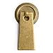 thumbnail image 3 of Hardware Philosophy Art Deco Leaf Brass Hardware Pulls 2.7 Inches - Set of 2 - Architectural, Interior Design, Furniture Cabinet Customization Hardware, 3 of 4