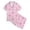 j66-Pink, variant on LIIPEE Summer Pajamas For Girls Cute Heart Graphic Short Sleeve Flat Collar Blouse And Shorts Pajama Set 2 Piece Kids Casual Sleepwear,4-5 Years
