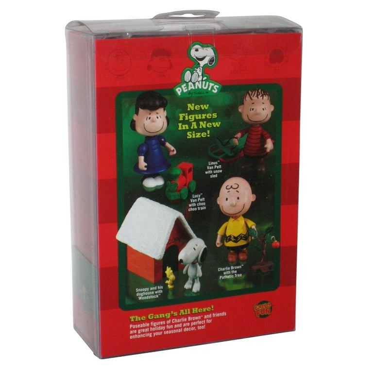 Peanuts Charlie Brown Snoopy Poseable Holiday Christmas
