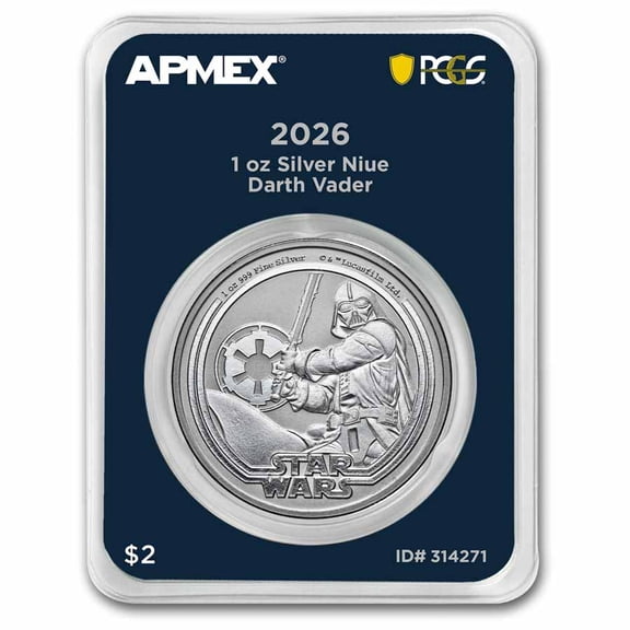 2026 Niue 1 oz Ag Star Wars Darth Vader (MD® Premier  PCGS FS)
