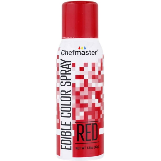 Spray colorant alimentaire comestible rouge - par Chefmaster 