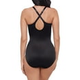 thumbnail image 4 of Miraclesuit Womens Sexy Sheer Shaping Bodysuit Black 38DD - 2763, 4 of 4