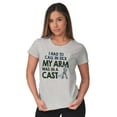 thumbnail image 3 of Funny Fishing Cast Pun Fisher Humor Womens Slim Fit Graphic Tee Brisco Brands M, 3 of 5