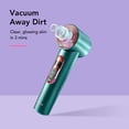 thumbnail image 2 of Fancii Clara Pore Cleaner Vacuum 4-in-1, Rechargeable Blackhead Remover Comedone Extractor Tool - 3 Exfoliation Tips, 5 Suction Nozzles, Hot & Cold Compress & Light Therapy (Green), 2 of 6