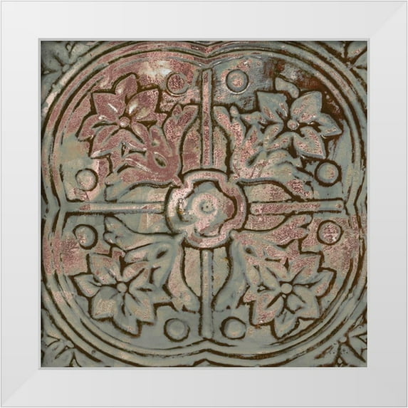 Sophie 6 12x12 White Modern Wood Framed Museum Art Print Titled - Heavy Metal