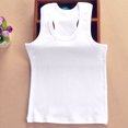 thumbnail image 4 of Pitauce Girls Summer Athletic Racerback Tank Tops Sleeveless Crew Neck Basic Blouse Teen Girls Casual Camisole 1-13 Years, 4 of 6