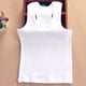 thumbnail image 4 of Penkiiy Chicas Tank Top, Cuello Redondo Suave Sin Mangas Camiseta Atlética para Niño 2 Años Blanco, 4 of 6