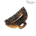 thumbnail image 2 of Parcelona French Elite Medium Covered Spring Tortoise Shell Jaw Hair Claw Clamp, 2 of 8