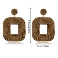 thumbnail image 4 of Sonducket 1 par de pendientes de tachuelas, joyas colgantes delicadas para las orejas, accesorios para las mujeres para el vestido diario, color verde Ropa, zapatos y accesorios Miscelánea Bronce Sonducket AP008652-06, 4 of 5