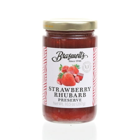 BRAWELL JELLY STRAW RHUBARB 10.5 OZ