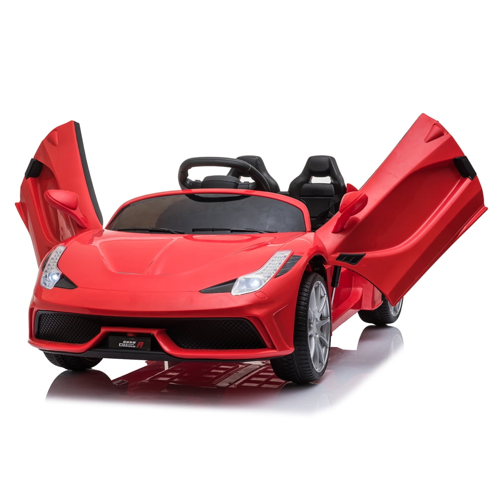 Kids Ride On Sports Car DualDrive Remote Control 3speed Red