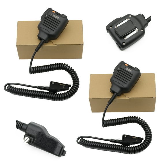 2PCS Replace Black KMC-25 Speaker Mic For KENWOOD TK290 TK380 TK480 TK2180 TK3140 TK3148 Radio