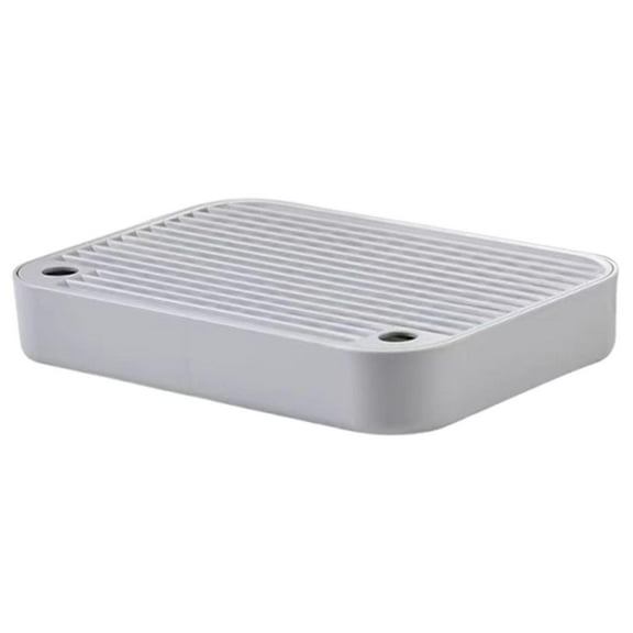 Kuntesetty Cats Litter Box Foot Board Cleaning Supplies Premium Easy Cleaning Accessory Light Gray