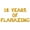 Gold, variant on Letter Balloons - 18 YEARS OF FLAMAZING 16" Inch Alphabet Letters Foil Mylar Balloon 18th Birthday Party Banner (Green)
