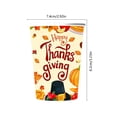 thumbnail image 3 of 10 Pcs Thanksgiving Disposable Paper Cups, Pumpkin Maple Leaf Printed Fall Table Drinkware for Holiday Dinner Party Gathering Festive Table Decor, 3 of 6