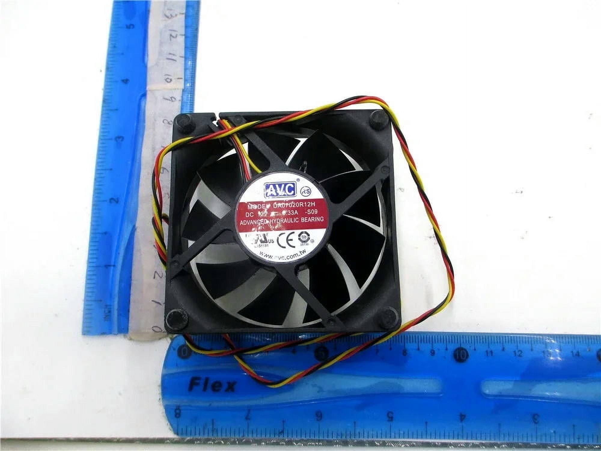 FOR 70x70x20mm DA07020R12H 7cm 12V 0.33A 3Wire with Temperature Control CPU Cooler Fan for M6600 4500 7150 B4550