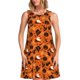 thumbnail image 1 of Balery Retro Halloween Vestidos de verano para mujer con estampado: vestido holgado sin mangas, vestido playero informal y cómodo para días calurosos., 1 of 7