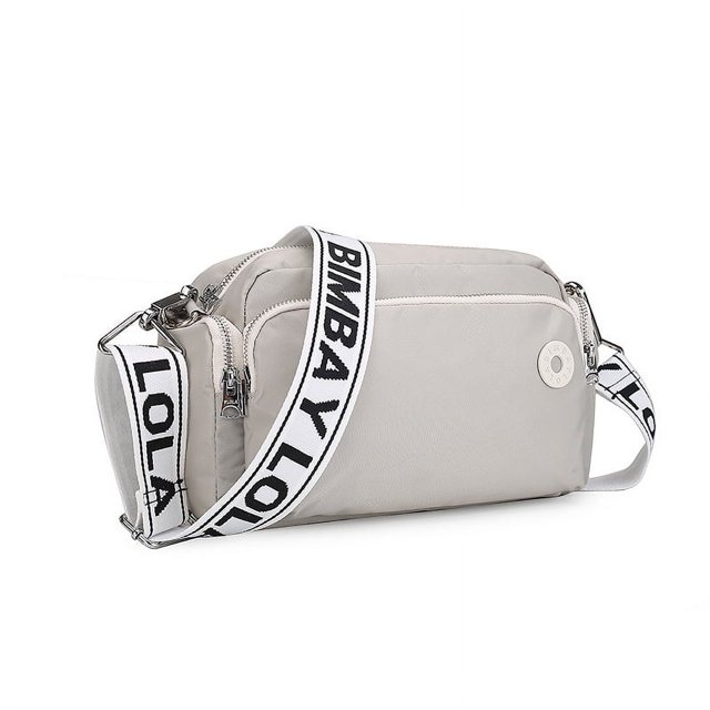 Bolso cámara de mujer de un solo hombro con logo cruzado BIMBA Y LOLA Bandolera de un solo hombro BIMBA y Lola 2023