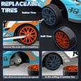 thumbnail image 4 of AIGIA 1:24 Scale Remote Control Car RC Drift Car 2.4GHz 4WD 15KM/H High Speed Two Batteries and Extra Tires Toys, 4 of 5