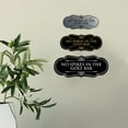 thumbnail image 2 of Signs ByLITA Designer No Spikes in the Golf Bar Elegant Design Clear Messaging Durable Construction Easy Installation Sign (Black Gold) - Large, 2 of 5