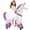 Purple, variant on ICEEIF Ride-On Unicorn Toy for Kids & Adults, Mechanical Walking Plush Unicorn, No Battery Powered Riding Animal with Steering Handle, Max Load 187 lbs, Pink