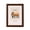 Dark Brown, variant on Wood Picture Frame, Tabletop or Wall Mount for Photos