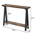 thumbnail image 4 of EDTara Console Table for Entryway, 2-Tier Entry Table with Storage, 43.3" Narrow Console Tables for Living Room, Small Hallway Table, Side Accent Table, Entrance Tables for Front Door, 4 of 9