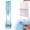 Push Stapler, Crystal Blue, variant on Homesteed Reusable Push Clips for Paper Clam Clip Dispenser 50pcs Refill Binder Clips for Office Document Organizing, Colorful