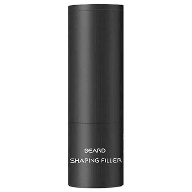 Barba Shadow Efectivo Mejorar Acabado natural A prueba de sudor Barbero Estilo Lápiz Aplicador Recortar Stick para cubrir el facial Cejas Hombres Negro jinwen Sombra de barba