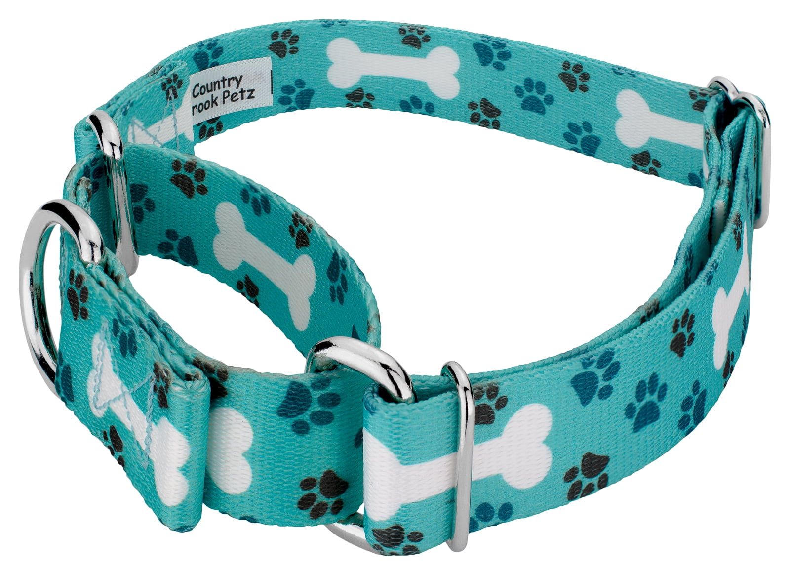 Country Brook Petz® Oh My Dog Martingale Dog Collar and Leash, Small