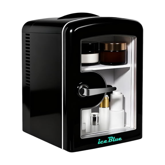 [Portable Mini Refrigerator] Portable Mini Refrigerator Freezer | 4-liter, Six 12-ounce Cans Compact Refrigerators, White