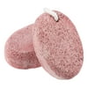 Unique Bargains Foot Care Exfoliating Scrub Stone Double Sided Pumice Stone Foot File Pumice Stone 2 Pcs Pink