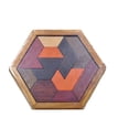 thumbnail image 2 of Rompecabezas de Tangram de Hexágono de , Juguete Chino Clásico Hecho a Mano para Niños Y Adultos, Rompecabezas de Desenredado de Rompecabezas Zulema Juguetes de madera, 2 of 7