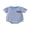 Blue, variant on Cenuakty Baby Boy Romper, 0-18M Short Sleeve Crew Neck Stripes Embroidery Car Summer Bodysuit Clothes for 4th of July