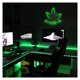 thumbnail image 2 of Letrero De Neón "Green Leaves Day Smoking Every" Con Alimentación USB Para Decoración De Pared De Bar, Cueva De Hombre, Fiesta, 32x33cm, 2 of 7